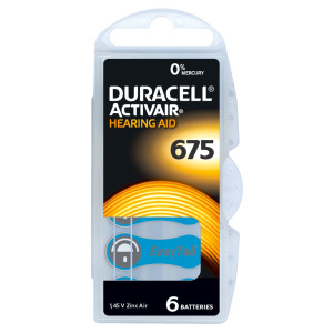 Duracell “Activair” Zink Luft /...