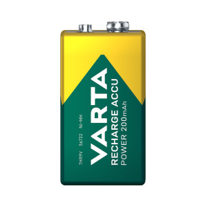 VARTA Recharge Akku Power NI-MH 9Volt Block / 200mAH...