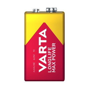 VARTA Longlife Max Power 9Volt Block 6LR61 / 9V- 1er...