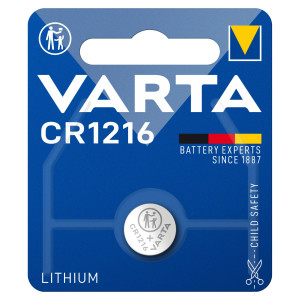 VARTA Lithium Knopfzelle CR1216 - 1er Blister