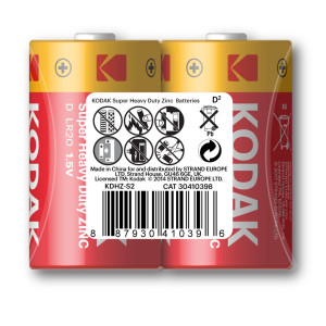 KODAK Zink Kohle R20 / D / 1,5V / SP2
