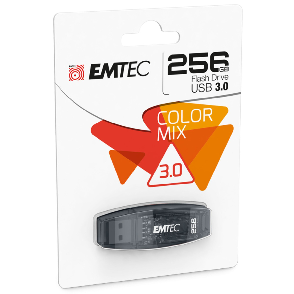 EMTEC USB Stick 256GB / C410 / Schwarz