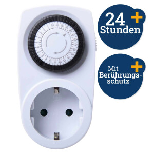 Elektrische Zeitschaltuhr Mechanisch Analog 30 Minuten...