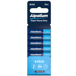 ALPALIUM Super Heavy Duty R03 / AAA / 1,5V - 8er Blister