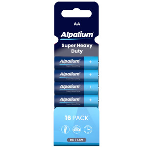 ALPALIUM Super Heavy Duty R6 / AA / 1,5V - 16er Blister