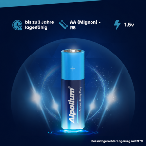 ALPALIUM Super Heavy Duty R6 / AA / 1,5V - 16er Blister