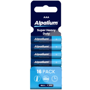 ALPALIUM Super Heavy Duty R03 / AAA / 1,5V - 16er Blister