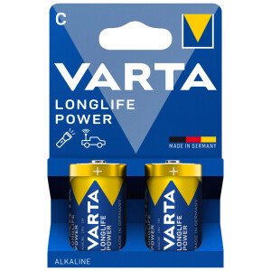 VARTA Longlife Power LR14 / C / 1,5V - 2er Blister / 4914