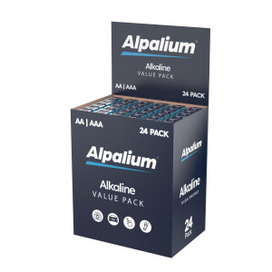 ALPALIUM Bodenaufsteller für AA & AAA 24er Pack