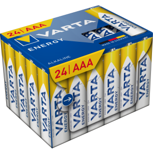 VARTA Energy Alkaline LR03 / AAA / 1,5V - 24er Cube