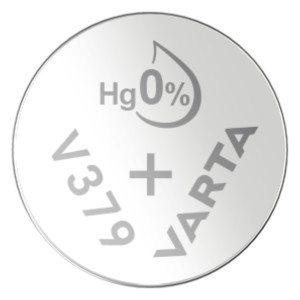 VARTA Silber Oxid Knopfzelle V379 / SR63