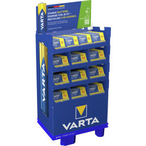 VARTA  Chep Display mit Longlife Power Batterien AA / AAA...