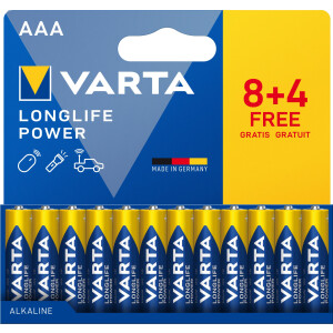 VARTA  Chep Display mit Longlife Power Batterien AA / AAA...