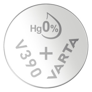 VARTA Silber Oxid Knopfzelle V390 / SR54