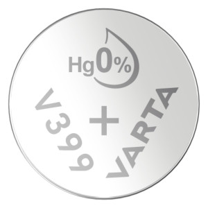 VARTA Silber Oxid Knopfzelle V399 / SR57