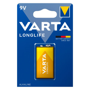 VARTA Longlife 6LR61 / 9V Block - 1er Blister / 4122